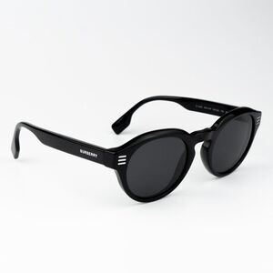 NEW Burberry BE4404 300187 Black Grey Oval Unisex Sunglasses BE4404